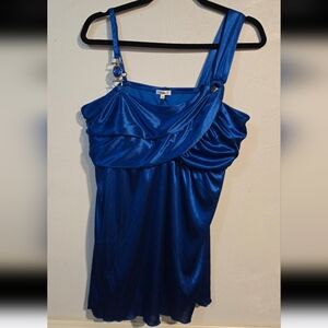 Elegant Blue Women's Tank Top